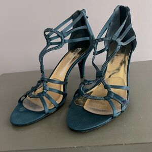Navy dress sandals